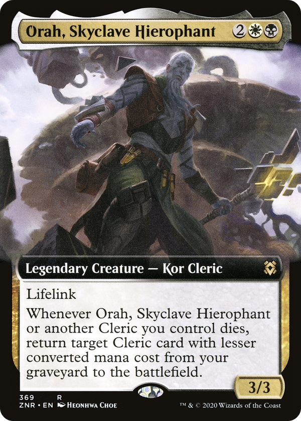 Orah, Skyclave Hierophant (Extended Art) (ZNR-369) - Zendikar Rising: (Extended Art) Foil