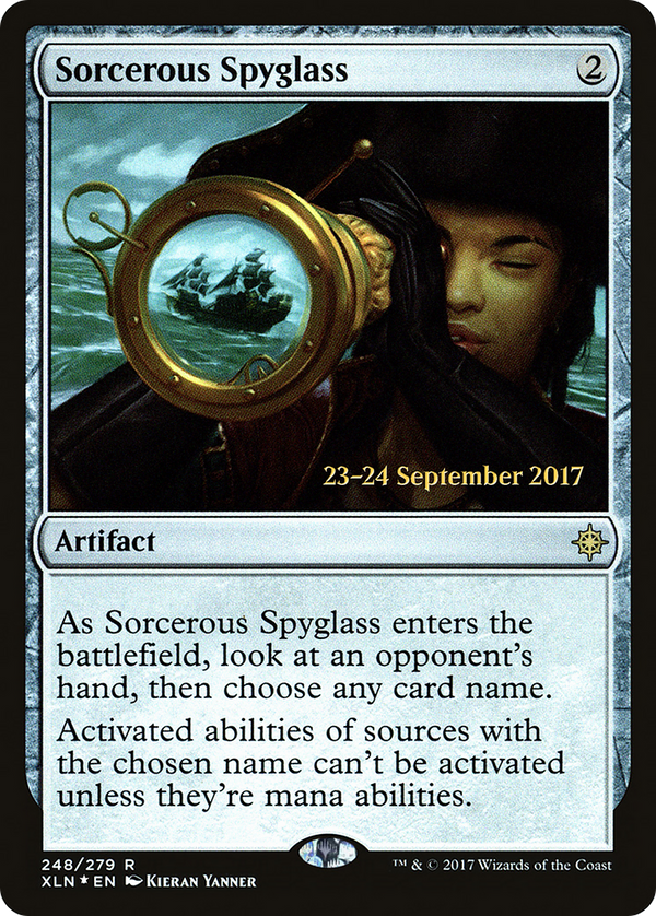 Sorcerous Spyglass (XLN) (PRE-248) - Ixalan Promos Foil