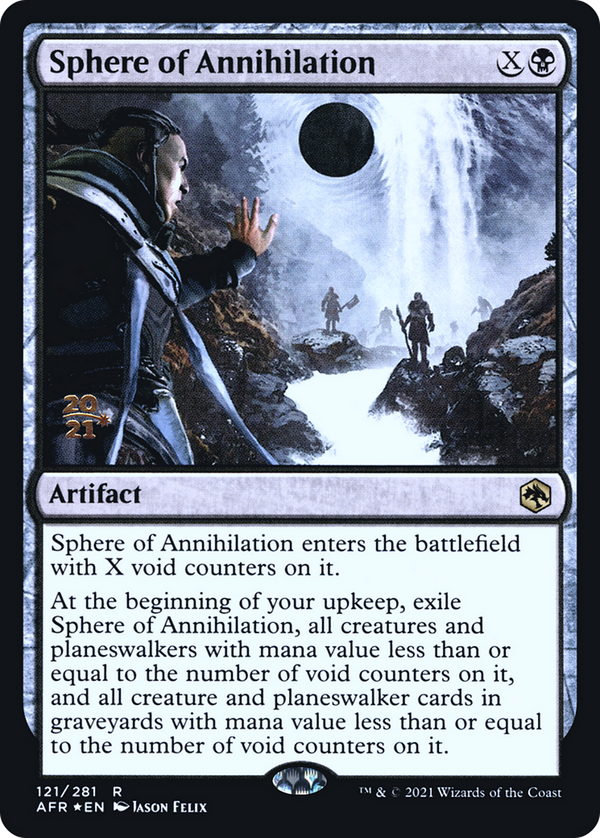 Sphere of Annihilation (PRE-121) - Adventures in the Forgotten Realms Promos Foil