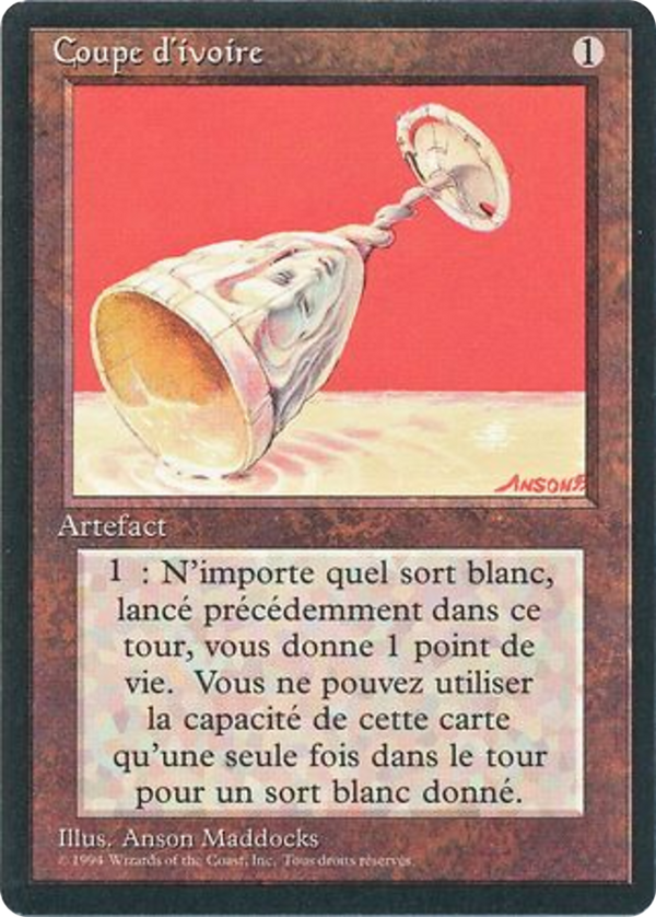 Ivory Cup (FBB-) - Foreign Black Border
