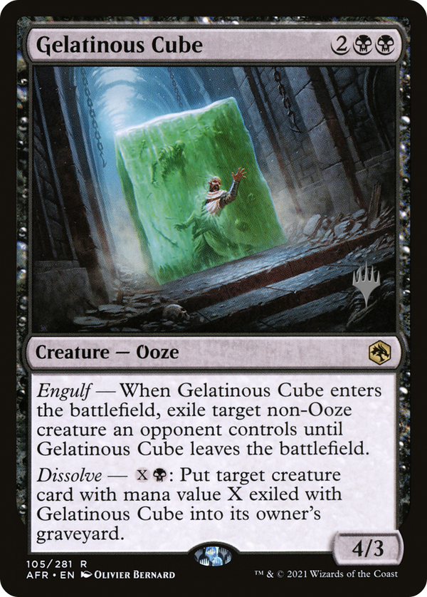 Gelatinous Cube (PPAFR-105) - Adventures in the Forgotten Realms Promos