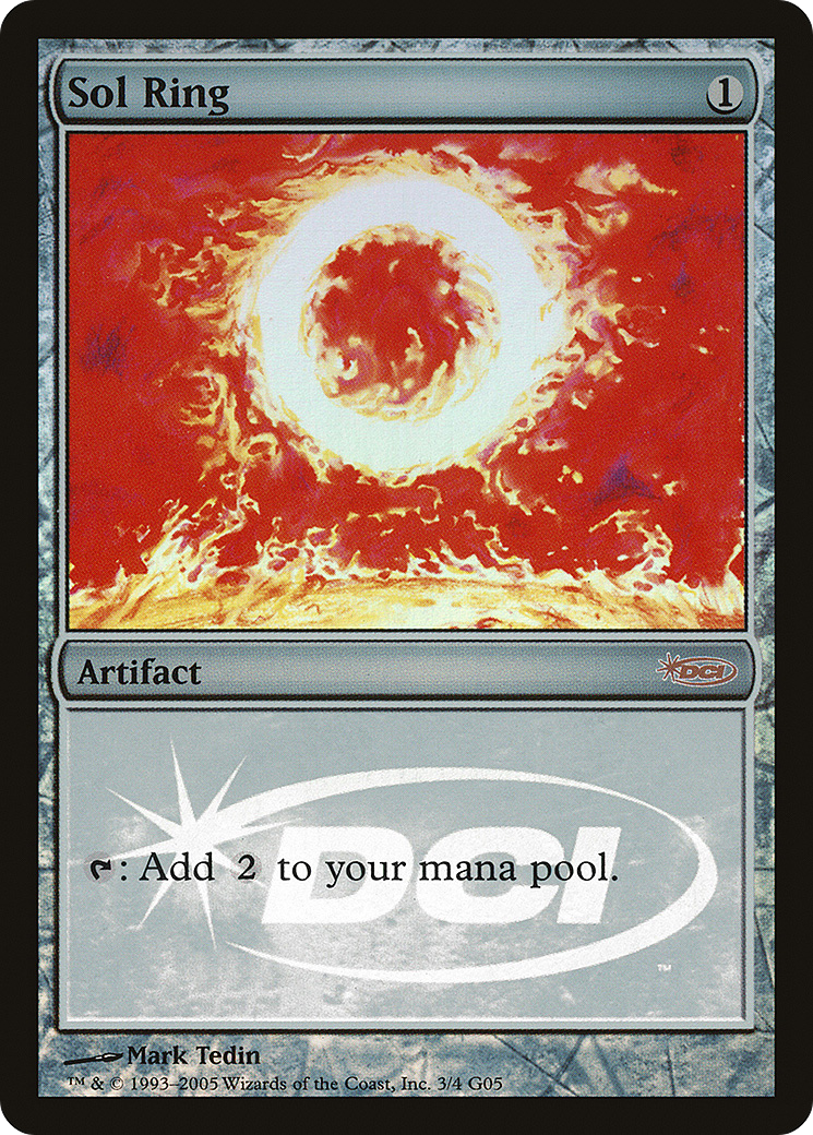 Sol Ring (JDG-003) - Judge Gift Cards 2005 Foil