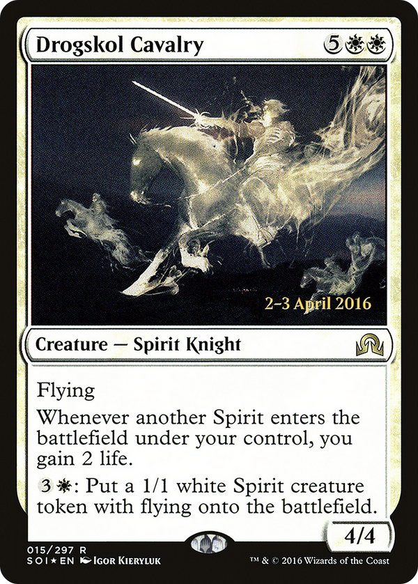 Drogskol Cavalry (PRE-015) - Shadows over Innistrad Promos Foil