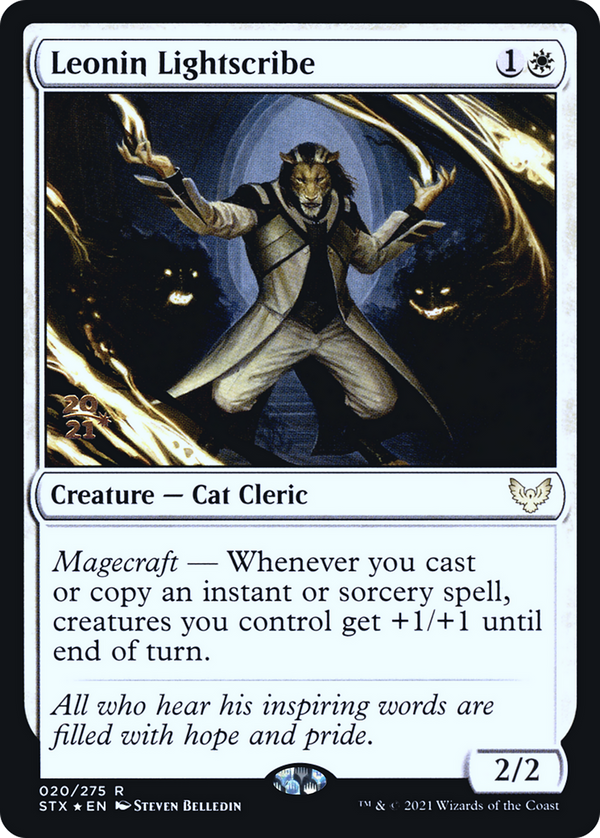 Leonin Lightscribe (PRE-020) - Strixhaven: School of Mages Promos Foil