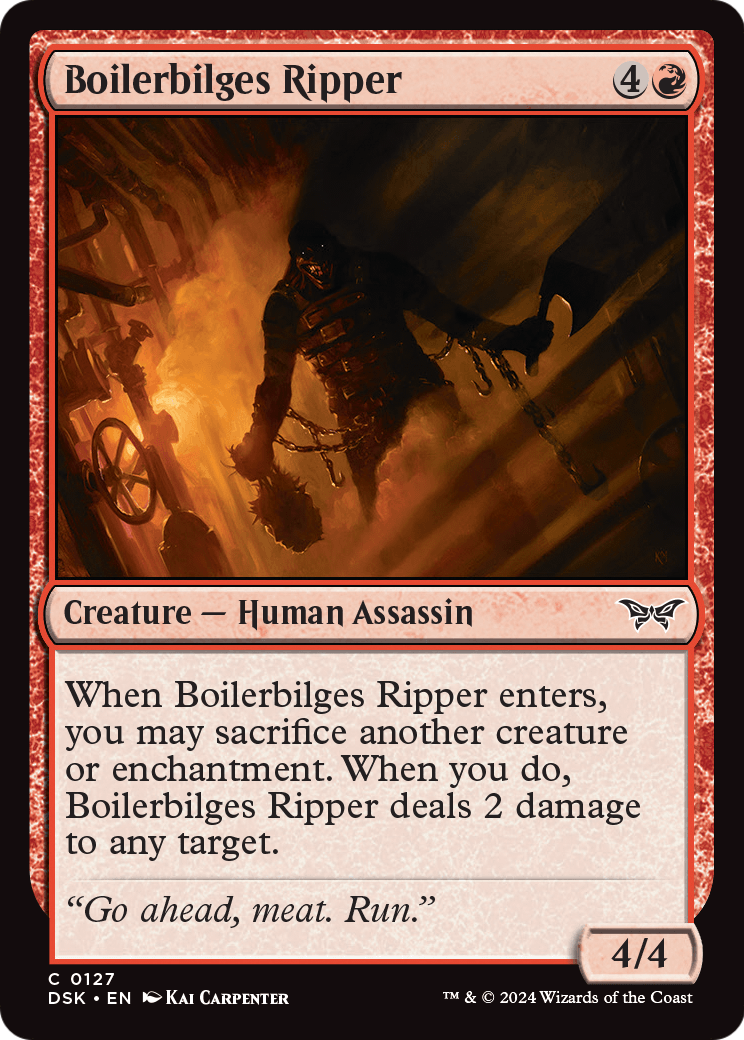 Boilerbilges Ripper (DSK-127) - Duskmourn: House of Horror Foil
