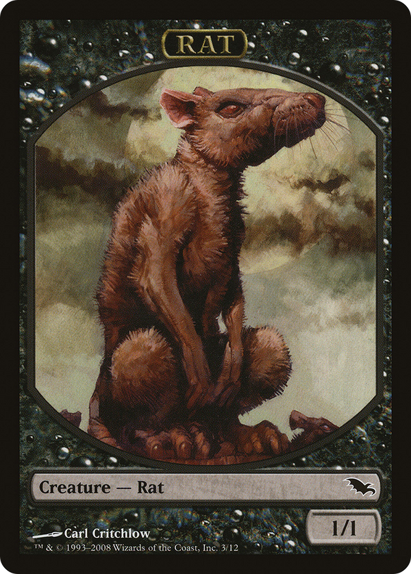 Rat Token (SHM-003) - Shadowmoor Tokens