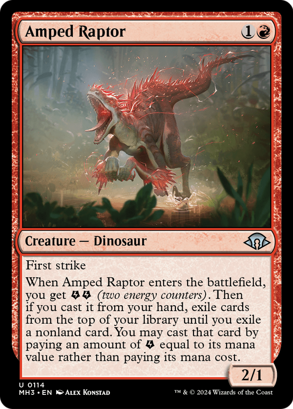 Amped Raptor (MH3-114) - Modern Horizons 3