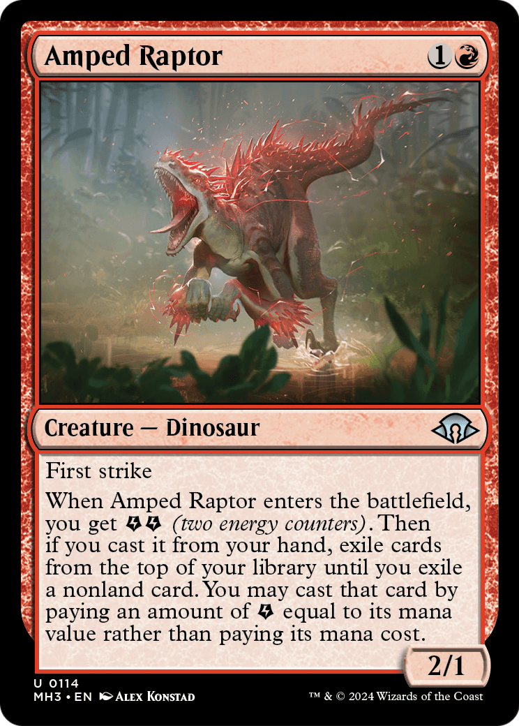 Amped Raptor (MH3-114) - Modern Horizons 3