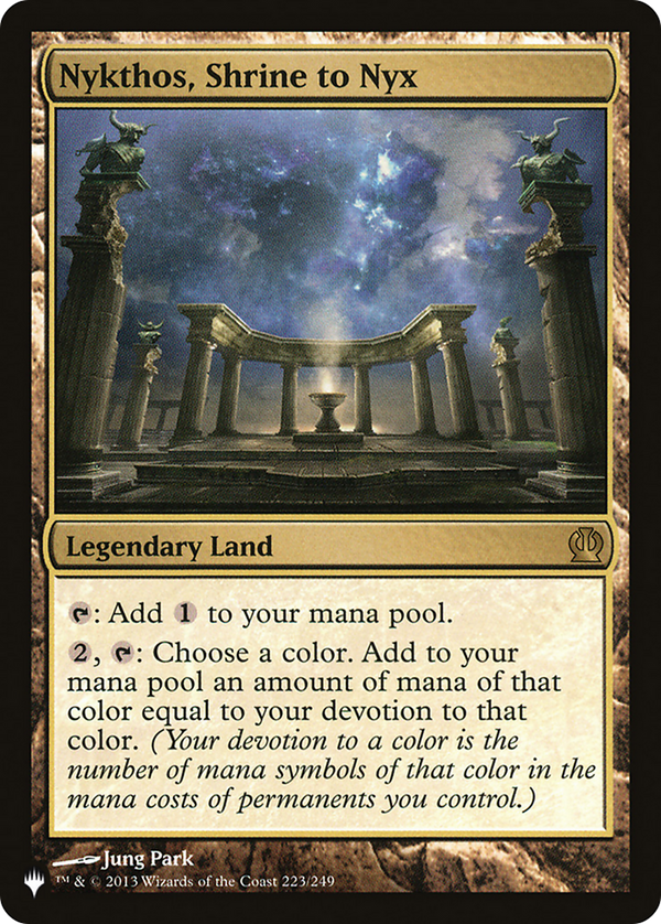 Nykthos, Shrine to Nyx (LIST-223/249) - The List