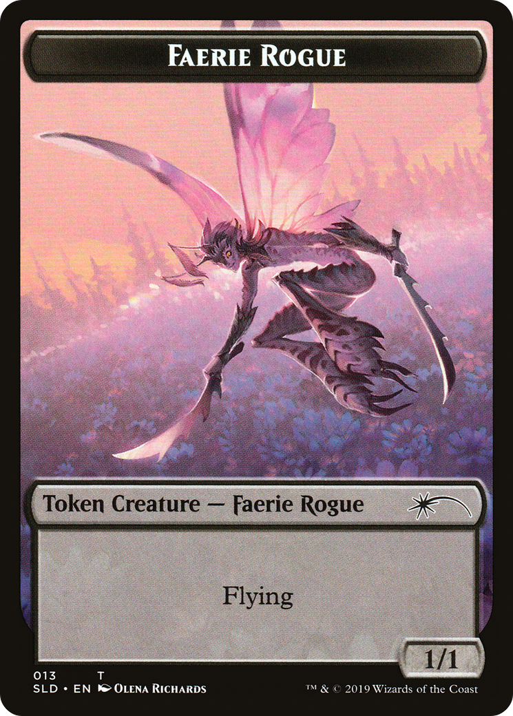 Faerie Rogue Token (013) (SLD-013) - Secret Lair Drop