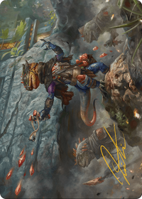 Agate Instigator // Agate Instigator (ABLB-033) - Bloomburrow Art Series (Borderless) Foil