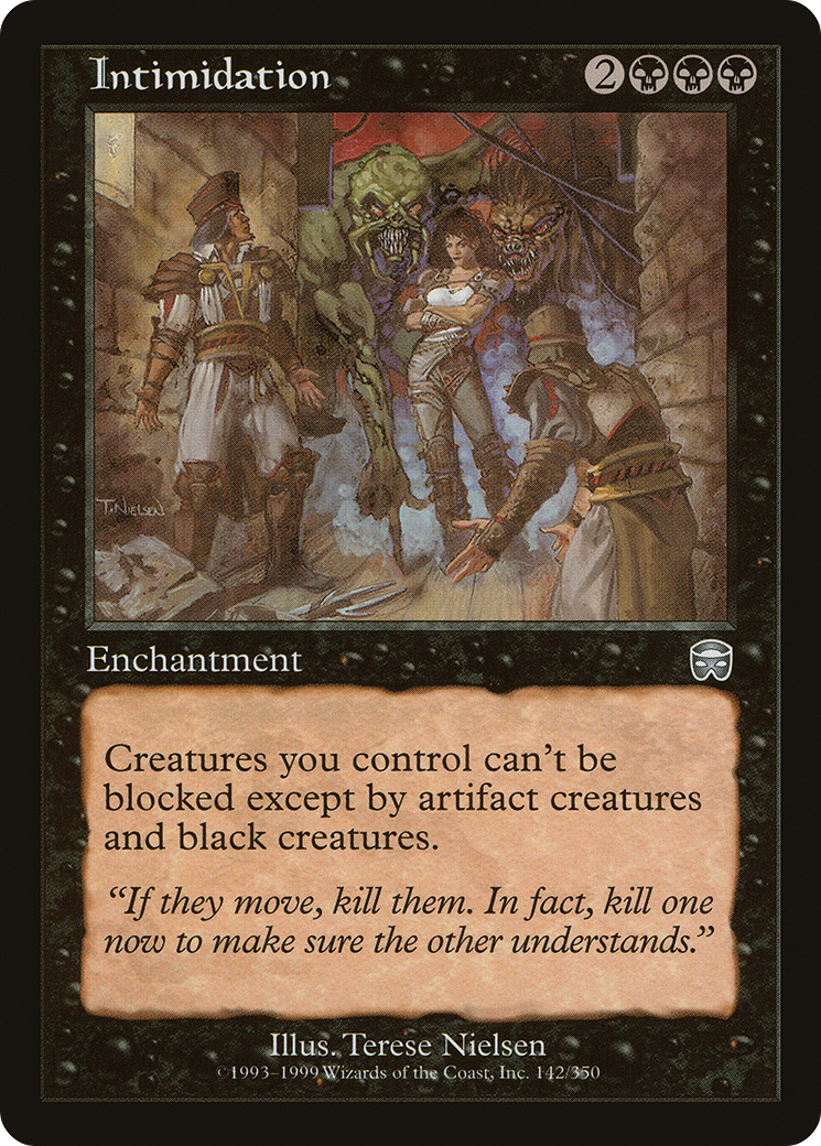 Intimidation (MMQ-142) - Mercadian Masques Foil