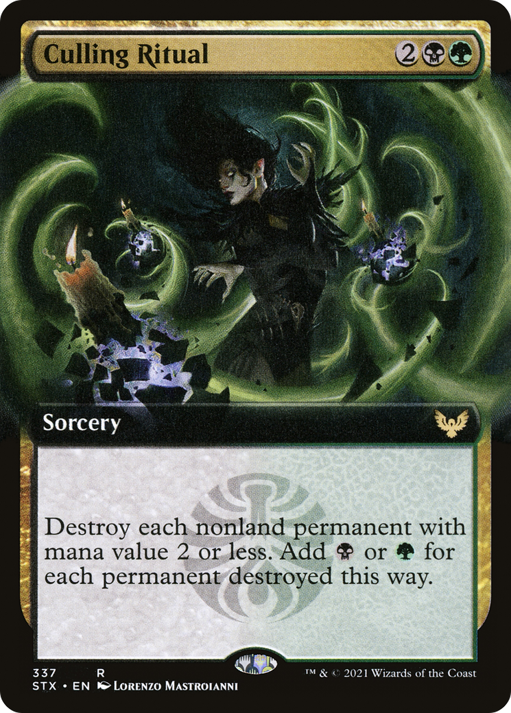Culling Ritual (Extended Art) (STX-337) - Strixhaven: School of Mages: (Extended Art) Foil