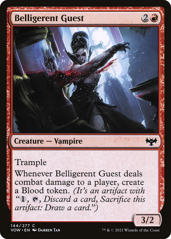 Belligerent Guest (VOW-144) - Innistrad: Crimson Vow