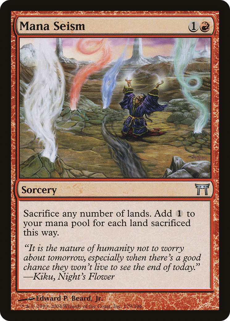 Mana Seism (CHK-179) - Champions of Kamigawa