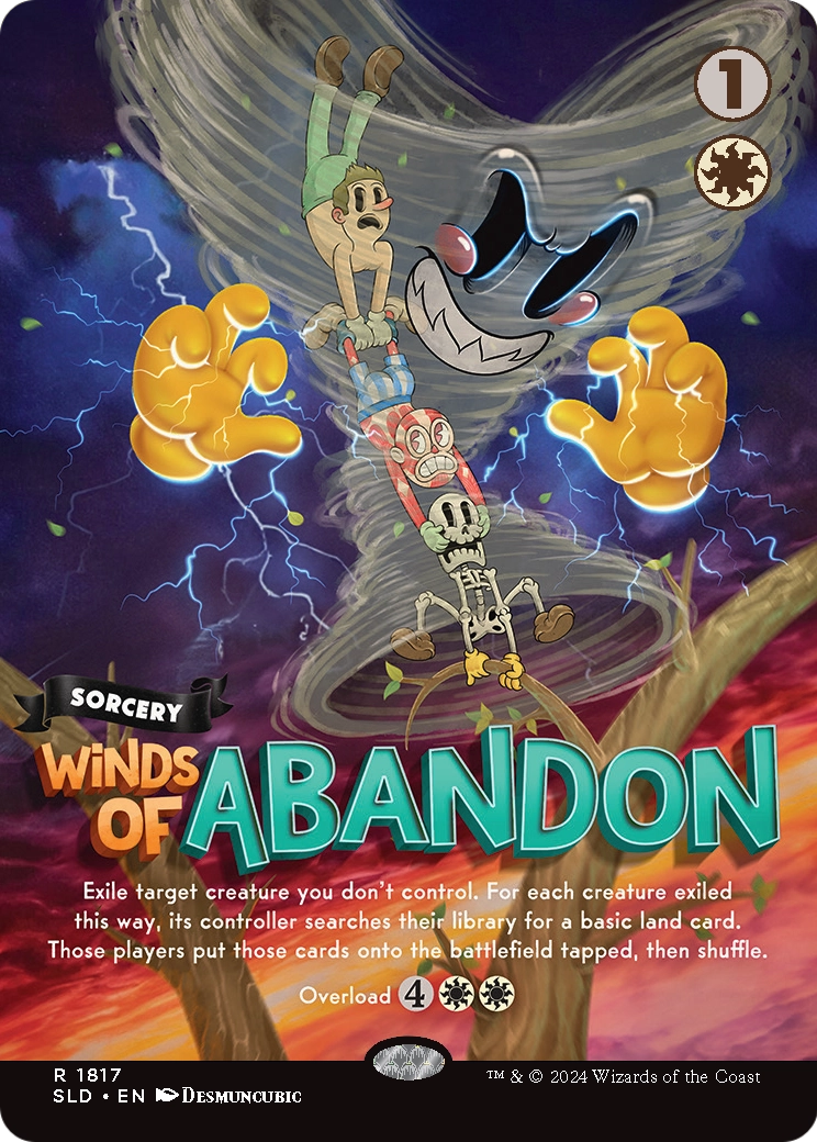Winds of Abandon (SLD-1817) - Secret Lair Drop (Borderless)