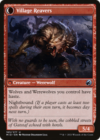 Village Watch (MID-165) - Innistrad: Midnight Hunt: (Double Faced Transform)