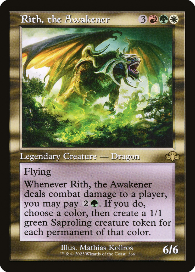 Rith, the Awakener (Retro Frame) (DMR-366) - Dominaria Remastered Foil