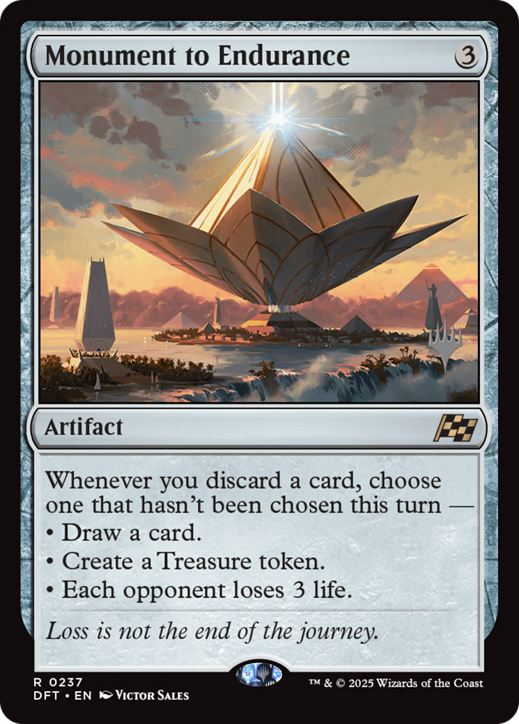 Monument to Endurance (PPDFT-237) - Promo Pack: Aetherdrift Foil