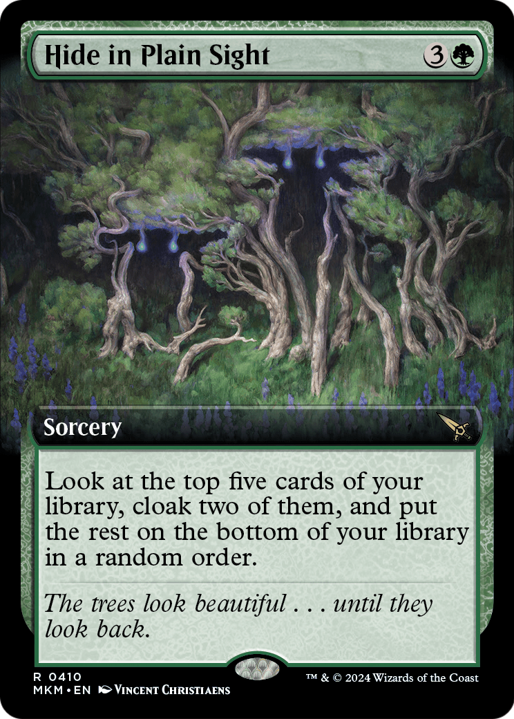 Hide in Plain Sight (Extended Art) (MKM-410) - Murders at Karlov Manor: (Extended Art) Foil