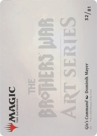 Gix's Command // Gix's Command (ABRO-032) - The Brothers' War Art Series (Borderless)