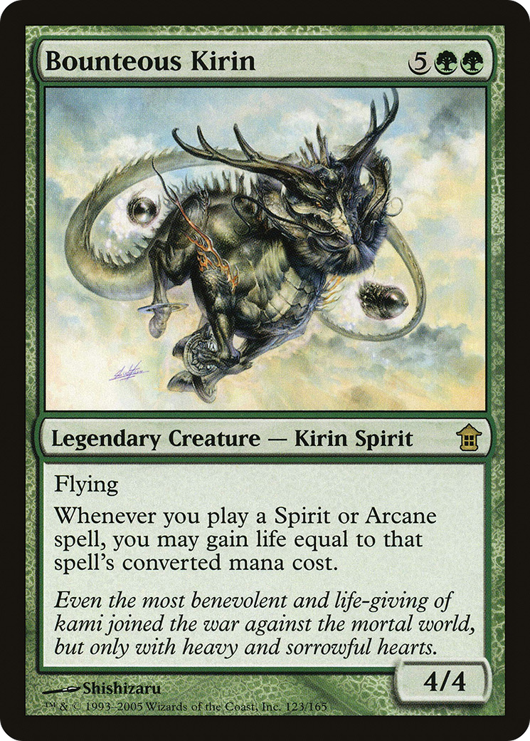 Bounteous Kirin (SOK-123) - Saviors of Kamigawa Foil