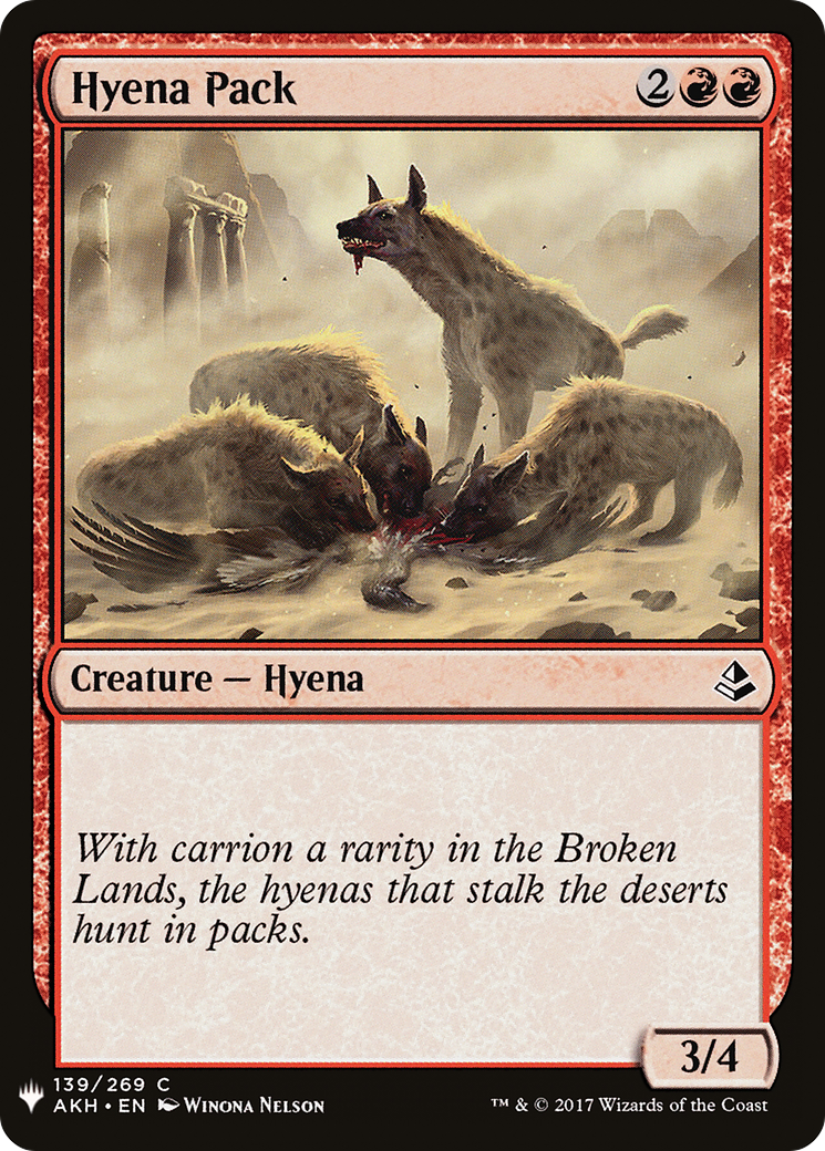 Hyena Pack (LIST-139) - The List