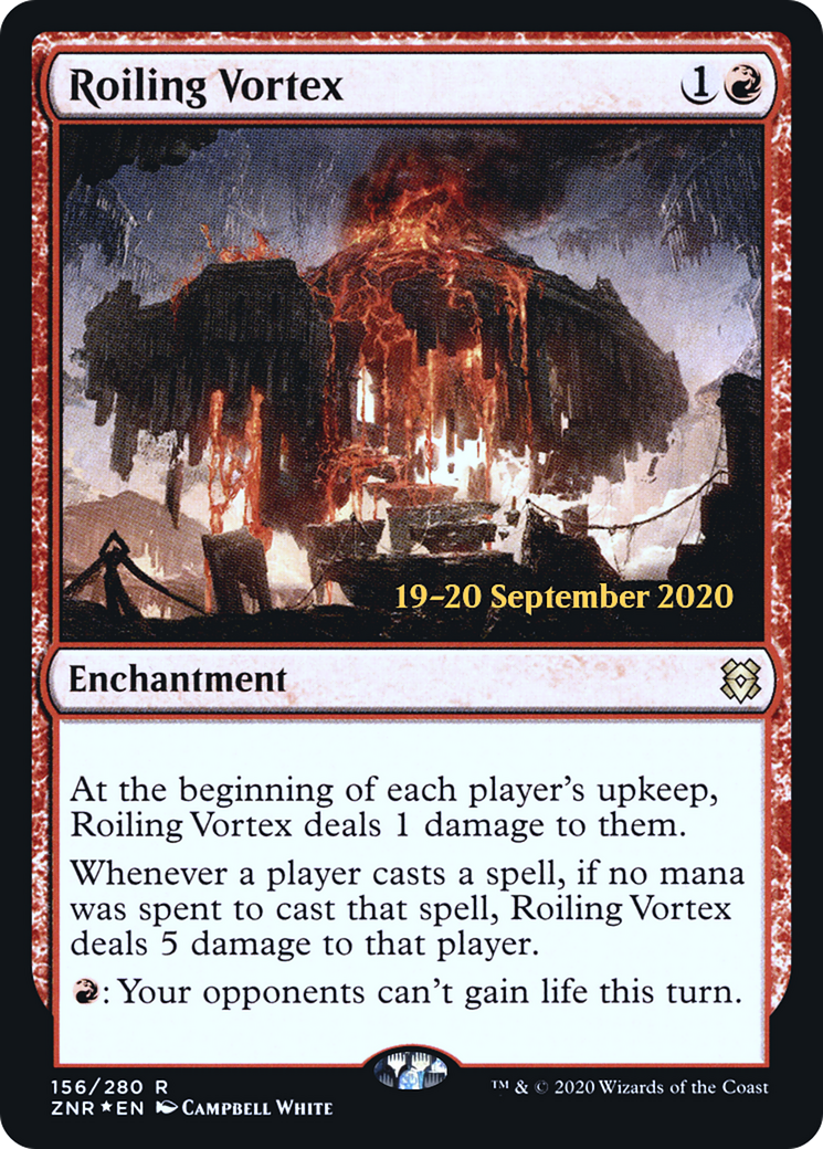 Roiling Vortex (PRE-156) - Zendikar Rising Promos Foil