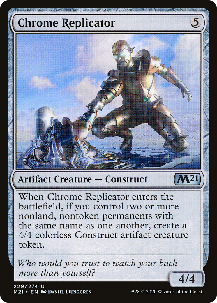 Chrome Replicator (M21-229) - Core Set 2021 Foil