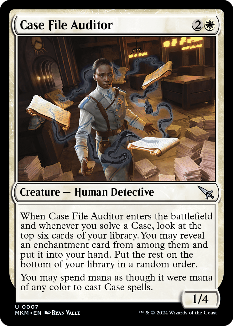 Case File Auditor (b) (MKM-007) - Murders at Karlov Manor Foil