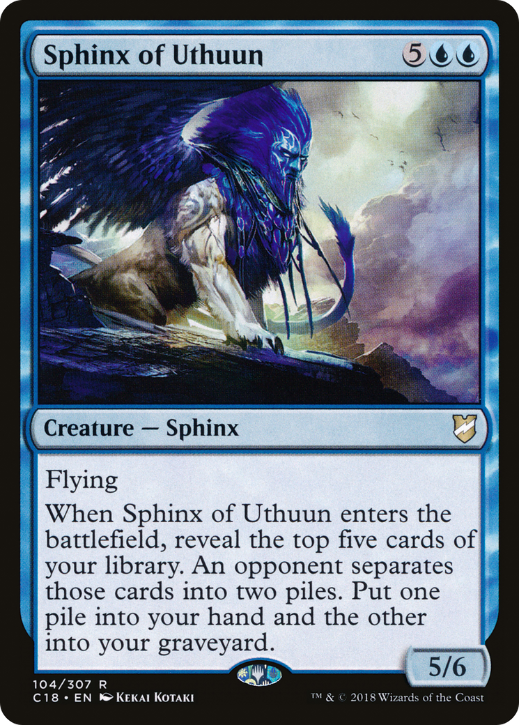 Sphinx of Uthuun (C18-104) - Commander 2018