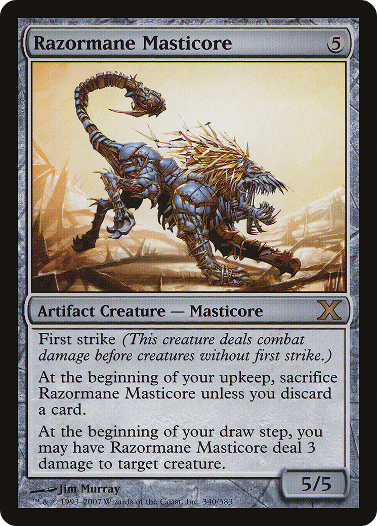 Razormane Masticore (10E-340) - Tenth Edition