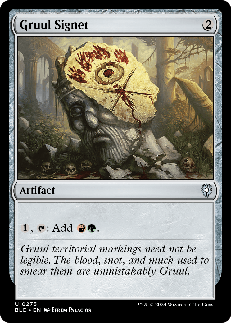 Gruul Signet (BLC-273) - Bloomburrow Commander