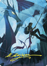 Hatching Plans // Hatching Plans (AWOE-066) - Wilds of Eldraine Art Series (Borderless) Foil