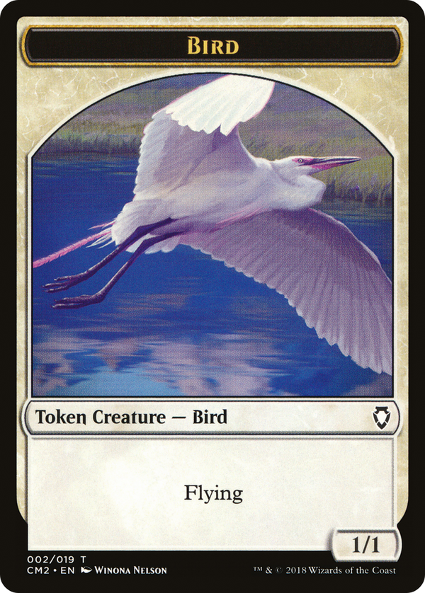 Bird Token (CM2-002) - Commander Anthology Volume II Tokens