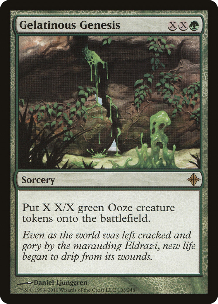 Gelatinous Genesis (ROE-183) - Rise of the Eldrazi Foil