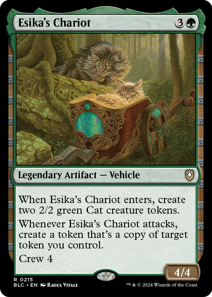 Esika's Chariot (BLC-215) - Bloomburrow Commander