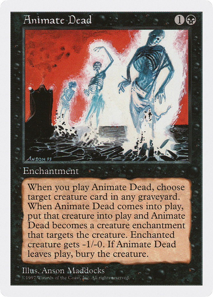 Animate Dead (5ED-002) - Fifth Edition