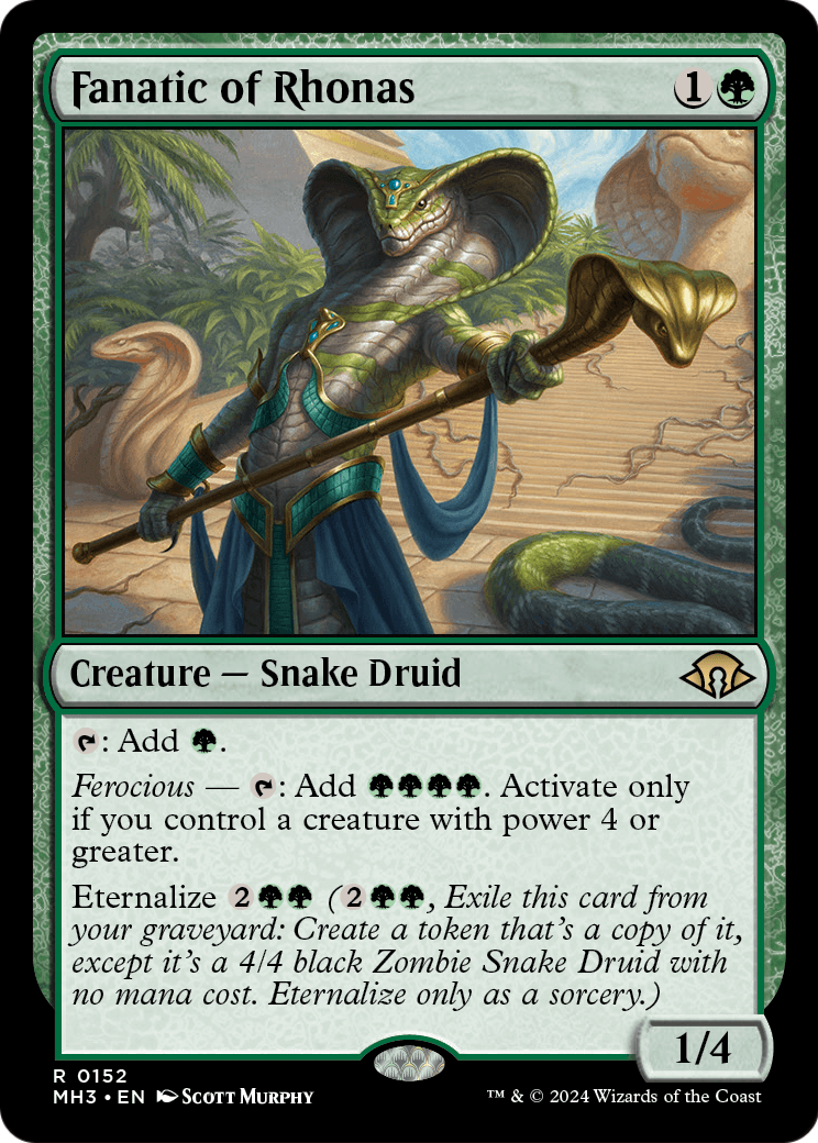 Fanatic of Rhonas (MH3-152) - Modern Horizons 3 Foil