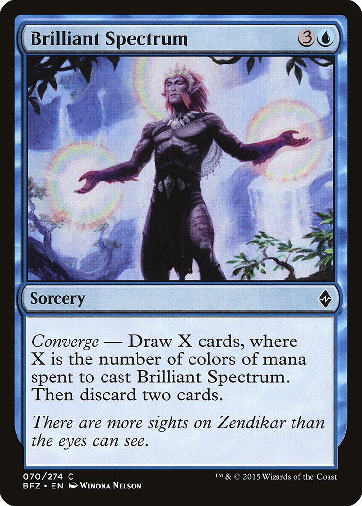 Brilliant Spectrum (BFZ-070) - Battle for Zendikar Foil