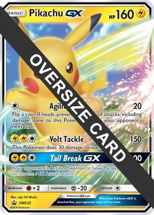 Pikachu GX - SM232  - Holofoil Jumbo Cards - Promo
