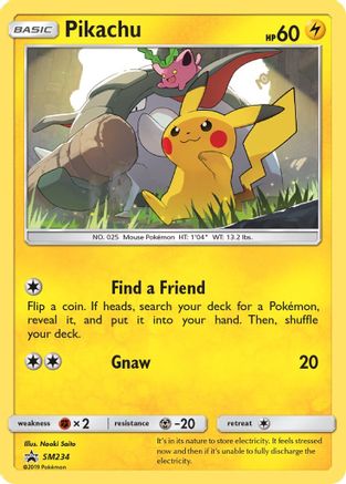 Pikachu SM234  - Holofoil SM Promos - Promo