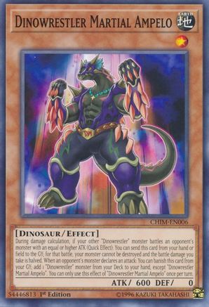 Dinowrestler Martial Ampelo (CHIM-EN006) - Chaos Impact 1st Edition