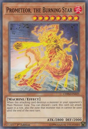 Prometeor, the Burning Star (CHIM-EN025) - Chaos Impact 1st Edition