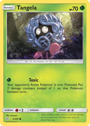 Tangela  SM  Cosmic Eclipse - Common