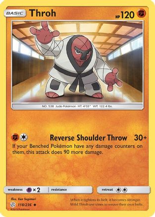 Throh  - Reverse Holofoil SM  Cosmic Eclipse - Uncommon