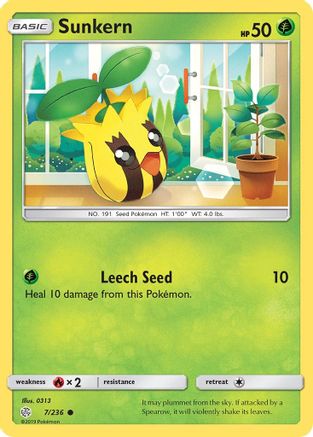 Sunkern/236  SM  Cosmic Eclipse - Common