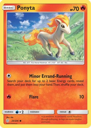 Ponyta 023  SM  Cosmic Eclipse - Common