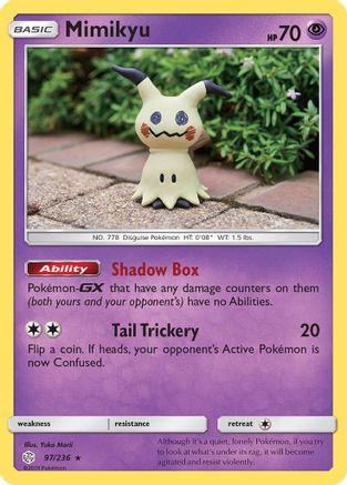 Mimikyu (97) (97) 097  - Reverse Holofoil SM  Cosmic Eclipse - Rare