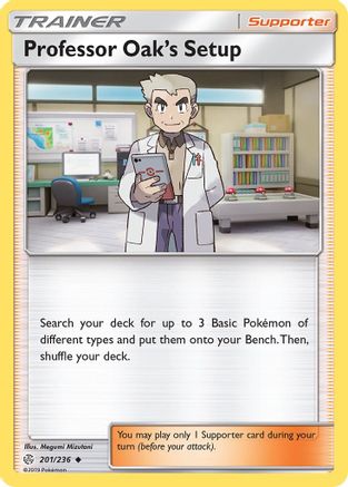 Professor Oak's Setup 201  SM  Cosmic Eclipse - Uncommon